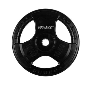 Cockatoo Rubber Coated Solid Weight Plate - Regular ( 31 mm ) (Pair)