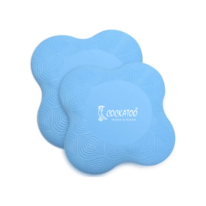 Cockatoo Non-Slip Yoga Pad, 20 MM Padding for Joint Protection and Stability, (Pack Of 2, 6 Month Warranty)