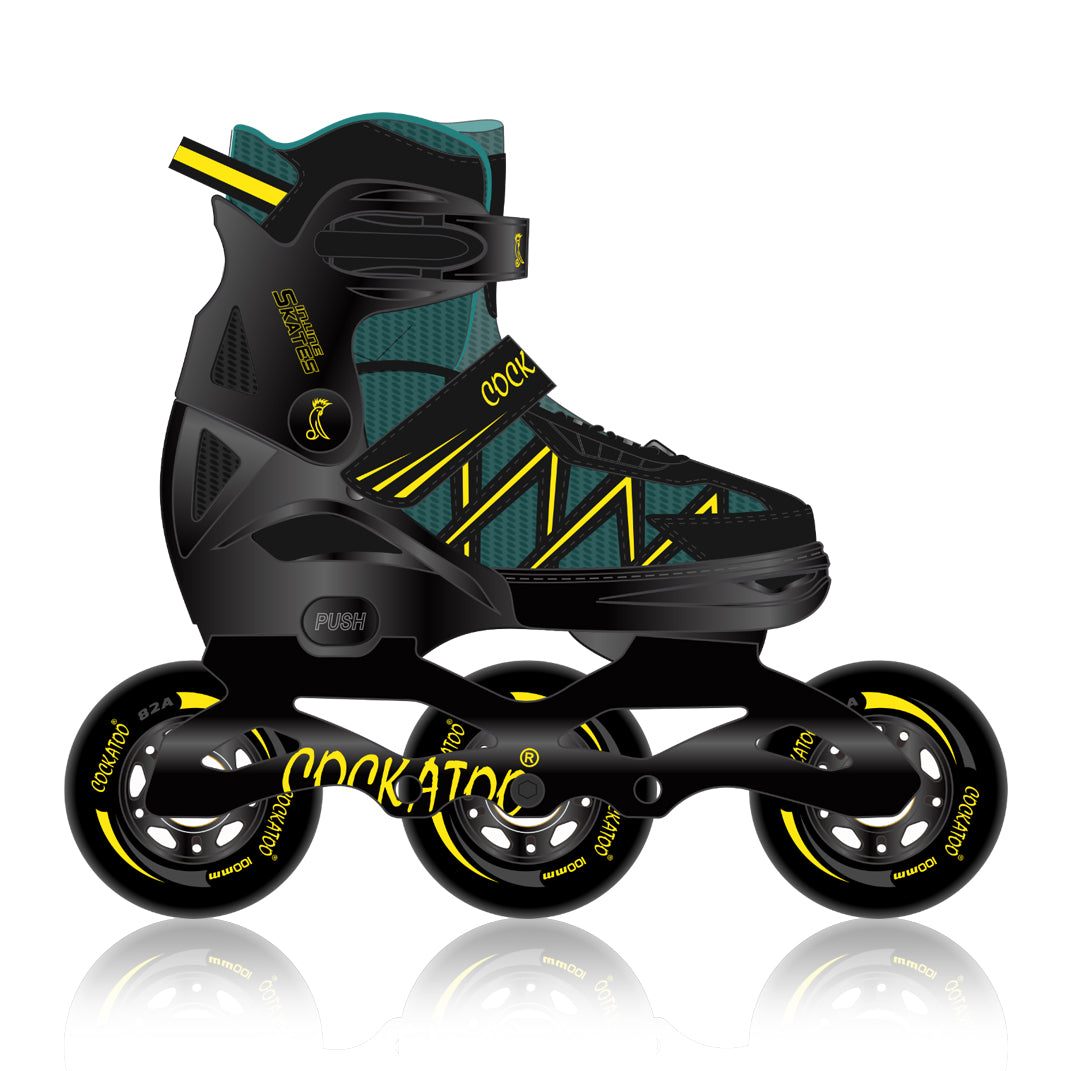 Cockatoo IS 700 Inline Skates ABEC Bearings 110 MM Aluminum Chassis Wheel