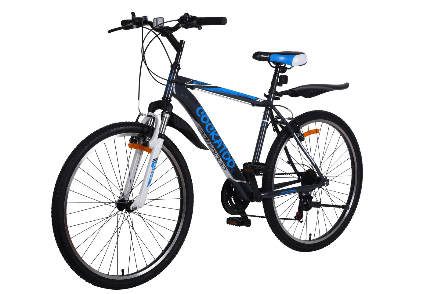 Cockatoo CBC-04 21 Speed Steel Frame Cycle 26T Single Speed Steel Bicycle for Unisex Adults Ideal (85% Assembled Rest Self-Assembly) Black