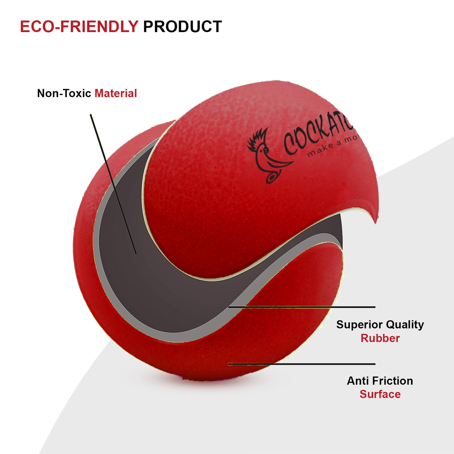 Cokatoo Tennis Ball Cricket Tennis Ball Light Tennis Ball for Cricket Tournament, Street Match Cricket Ball Tennis for Lawn Cricket Soft Tennis Balls (Pack of 6)