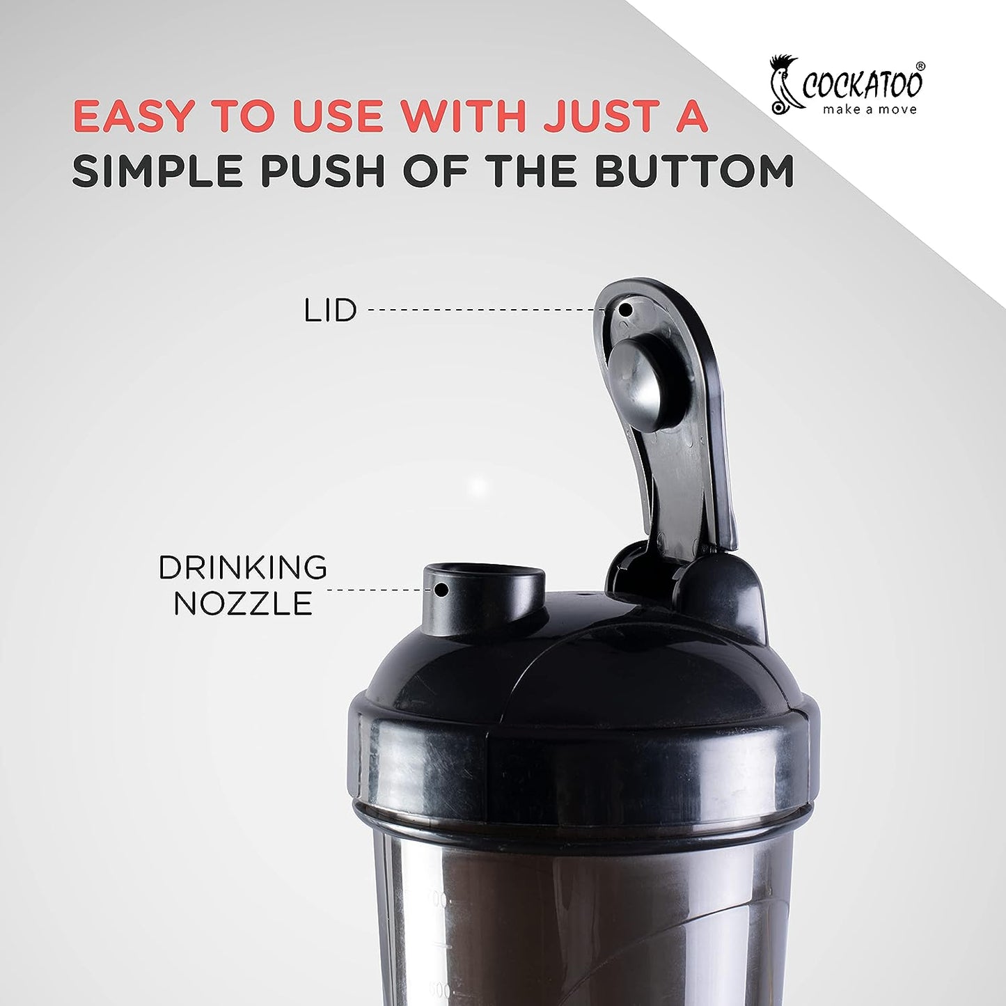 Cockatoo Shaker - 500 ML (Buy 1 Get 1)