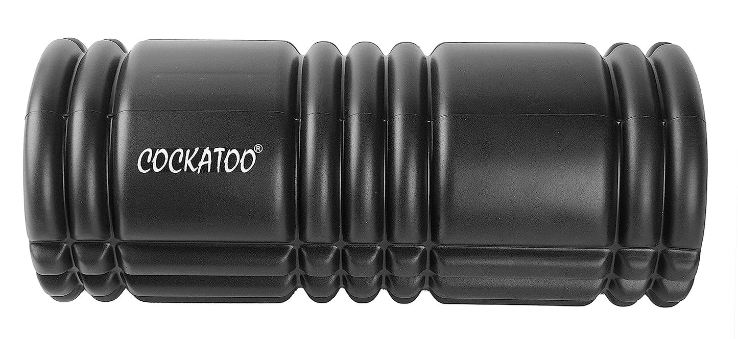 Cockatoo Imported GRIDD Foam Roller, Massage Therapists (Black)