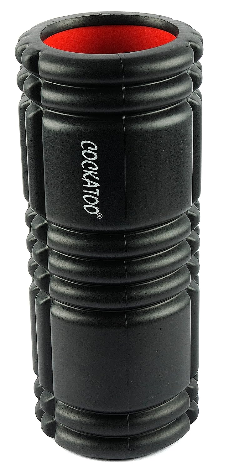 Cockatoo Imported GRIDD Foam Roller, Massage Therapists (Black)