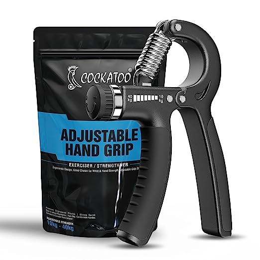 Cockatoo (10 KG - 40 Kg) Adjustable Hand Grip| Hand Gripper for Men & Women|Hand Grip Strengthener (6 Month Warranty)