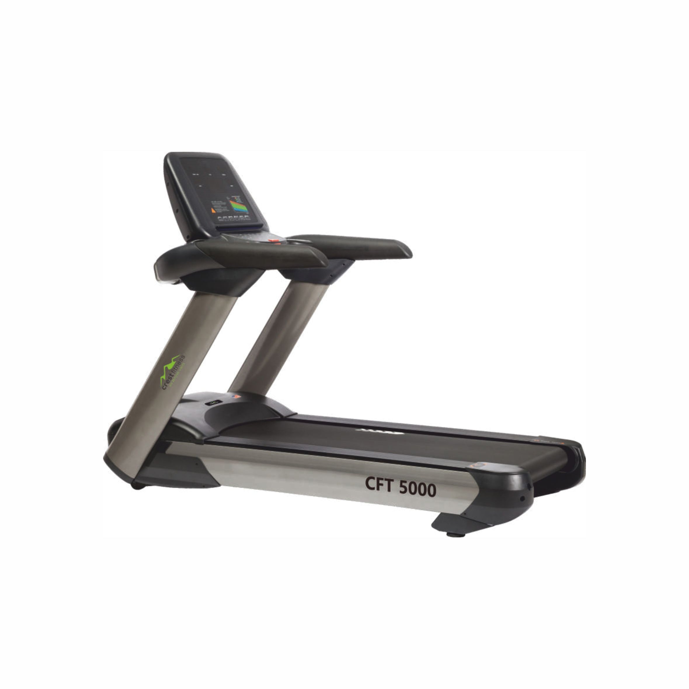 CFT 5000 Commercial Treadmill 10 HP Peak AC Motor Km/h Speed
