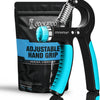 Cockatoo ( 5KG - 40 Kg) Adjustable Hand Grip | Hand Grip Strengthener - Black-Blue