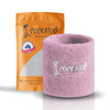 Cockatoo Terry Cotton Wristband | Sweatband For Gym, Badminton, Workout| Pack of 1 - Pink
