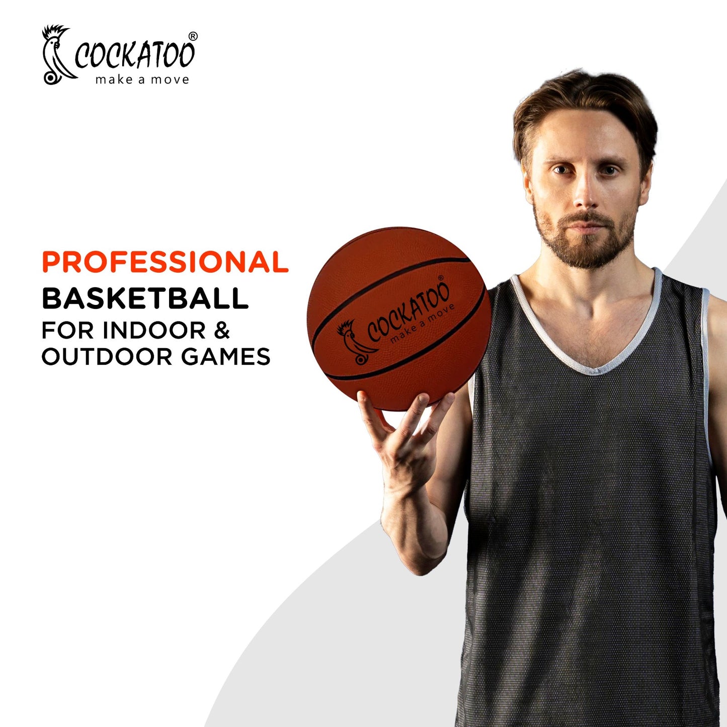 Cockatoo Professional Basketball for Indoor and Outdoor Games