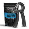 Cockatoo (10 KG - 40 Kg) Adjustable Hand Grip| Hand Gripper for Men & Women| Hand Grip Strengthener - Black