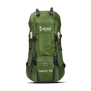 Cockatoo Victory Summit 50L Rucksack Trek Bag | With Rain Cover| Waterproof | Navy Blue