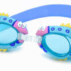 Cockatoo SG05 | Child Swimming Googles Bubble | PC Lenses With Soft Silicone Seal - Blue