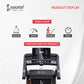Cockatoo Treadmill AlphaRun 4.0 (2HP-4HP Peak)| 3 Level Manual Incline| Max Speed 16Km/Hr| Max User Weight 120 Kg
