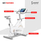 Cockatoo Ride XE11 Spin Bike Exercise Cycle | Flywheel Size 8Kg |Photoelectric Pulse Sensors | Max User Weight- 140 Kg