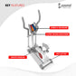 Cockatoo Trainer XE10 Elliptical Cross Trainer|8 Level Magnetic Resistance| Flywheel 10Kg| Max User Weight 120 Kg| White & Red