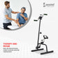 Cockatoo Step Flex Pedal Exercise With Long Handle | Non-Slip Feet| Dual Hand Rockers- Black