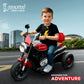Cockatoo 5ECruise Rechargeable Electric Kids Bike| For 1-5 Yrs With Music & LED | Red