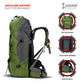 Cockatoo Victory Summit 50L Rucksack Trek Bag | With Rain Cover| Waterproof | Navy Blue