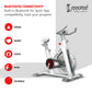 Cockatoo Ride X12 Spin Bike |Exercise Cycle For Home |8 Level Resistance| Max Weight- 120 Kg, White