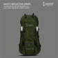 Cockatoo Victory Summit 50L Rucksack Trek Bag | With Rain Cover| Waterproof | Navy Blue