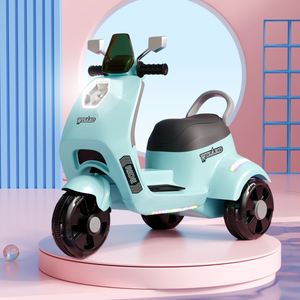 Cockatoo 3E-Cruise Wizard Rechargeable Electric Kids Bike,Kids Scooter Bike for 2-8 Yrs Girls&Boys Powered by 6V & 4.5 AH Battery for 4.5Hr-6Hr Ride with Aux,Bluetooth & Inbuilt Music-Red