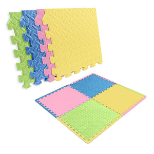 Cockatoo Interlock Mat Colored (Pack of 4)