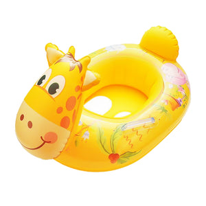 Deer Swimming Floats, Inflatable Baby Pool Swimming Waist Pool Floats with Double Side Handle