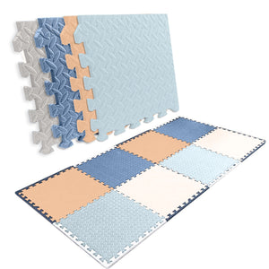 Cockatoo Interlock Mat Colored (Pack of 8)