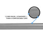 Cockatoo Imported 3 feet Curl Rods| Spiral Attached Locks| Curl Bar for weights and Deadlift