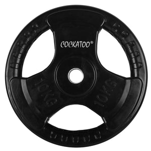 Cockatoo Regular | 31 Rubber Olympic Weight Plates | Senior 10kg