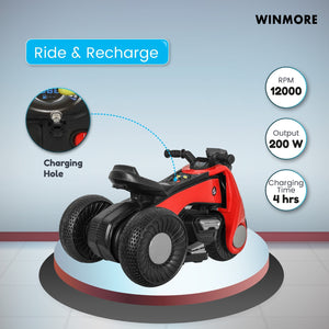 Cockatoo 15E Cruise Kids Electric Bike| For Kids age 3-8 Years | Powered by 6V; 4.5AH Battery