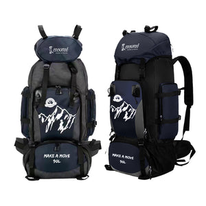 90L Navy Rucksack Trekking Bag