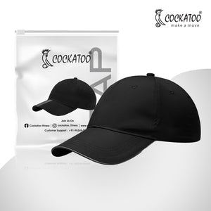 Cockatoo Head Caps for Men, Stylish Cap with Adjustable Strap with Airholes, Polycotton Material(6 Month Warranty)