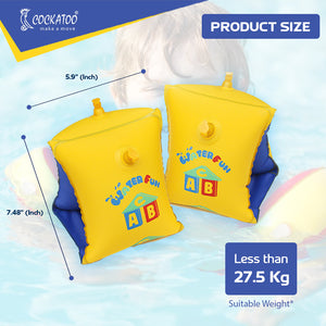 Arm floats for Kids, Swimming accessories arm floats, Yellow