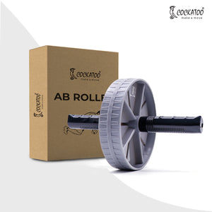Cockatoo Ab Roller - Effective Abs Exercise Equipment for Men and Women. Suitable for Gym and Home Workouts. Enhance Tummy Fitness with Anti-Slip Abs Wheel and Knee Mat. Multicolor Option.