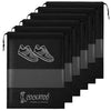 Cockatoo Shoe Bag for Travel & Storage, Women & Men, Travelling Shoe Storage Bag, Shoe Storage Organizer Bag - Pack of 6 Shoe Pouch(13 x 17.32 Inch)