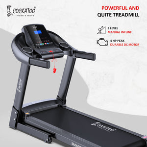 Smart Run 4.0 | 4.0 HP DC Motorised Treadmill