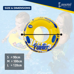 Cockatoo Inflatable PVC Swimming Tube Ring| Swimming Tube For Kids, Men & Women