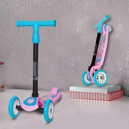 Cockatoo Rat&Cat Series Kick Scooter 3 to 10 Years Boys & Girls, Kick Scooter with PVC Wheels & Rare Brakes