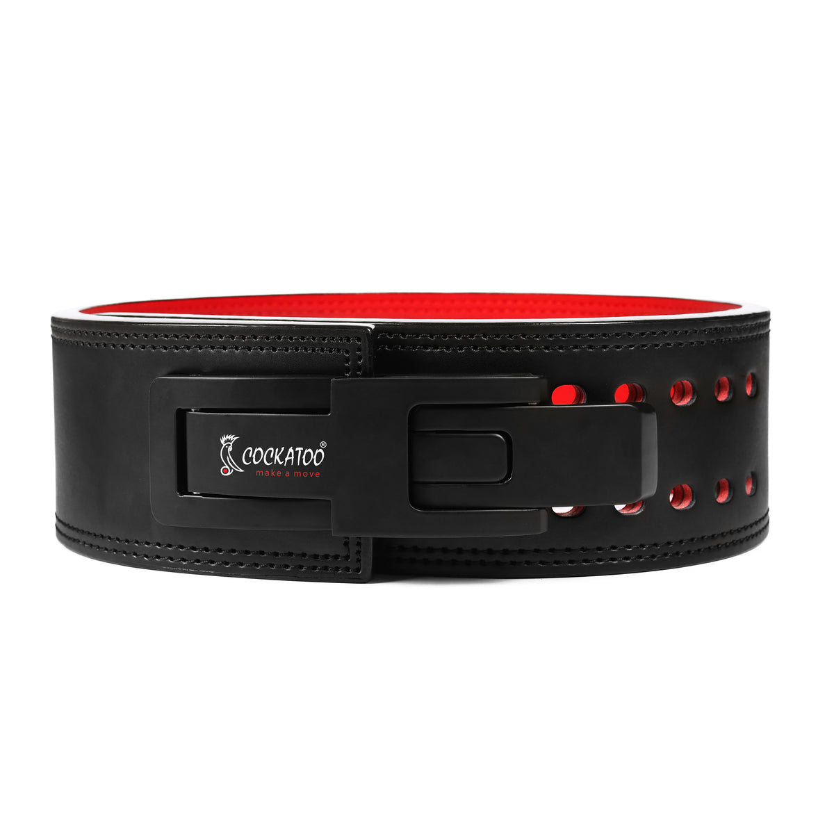 Cockatoo Premium 10mm Lever Weighlifting Belt - 4-inch wide