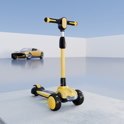 Cockatoo Glow Rider Led Kids Scooter Car with Music-Light in Deck and Wheel