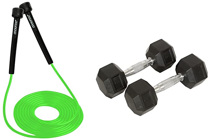 Cockatoo , Skipping Rope; Jump Rope (Green)&Cockatoo Rubber Coated