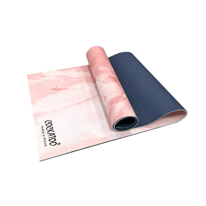 Cockatoo Premium Printed Yoga Mat - 6mm Anti-Slip PVC Exercise Mat with Carrying Strap (W)61 x (L)173cm (1 Year Warranty)