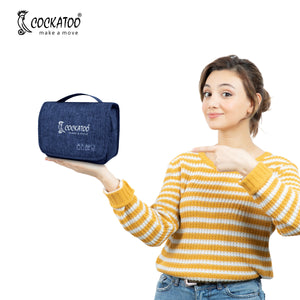 Cockatoo Fresh-Start Toiletry Bag for Men & Women,Hanging Travel Toiletry Bag,Travel Toiletry Organizer Pack of 1