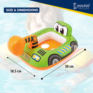 Car Swimming Floats for kids, Inflatable Baby Pool Swimming Waist Pool Floats