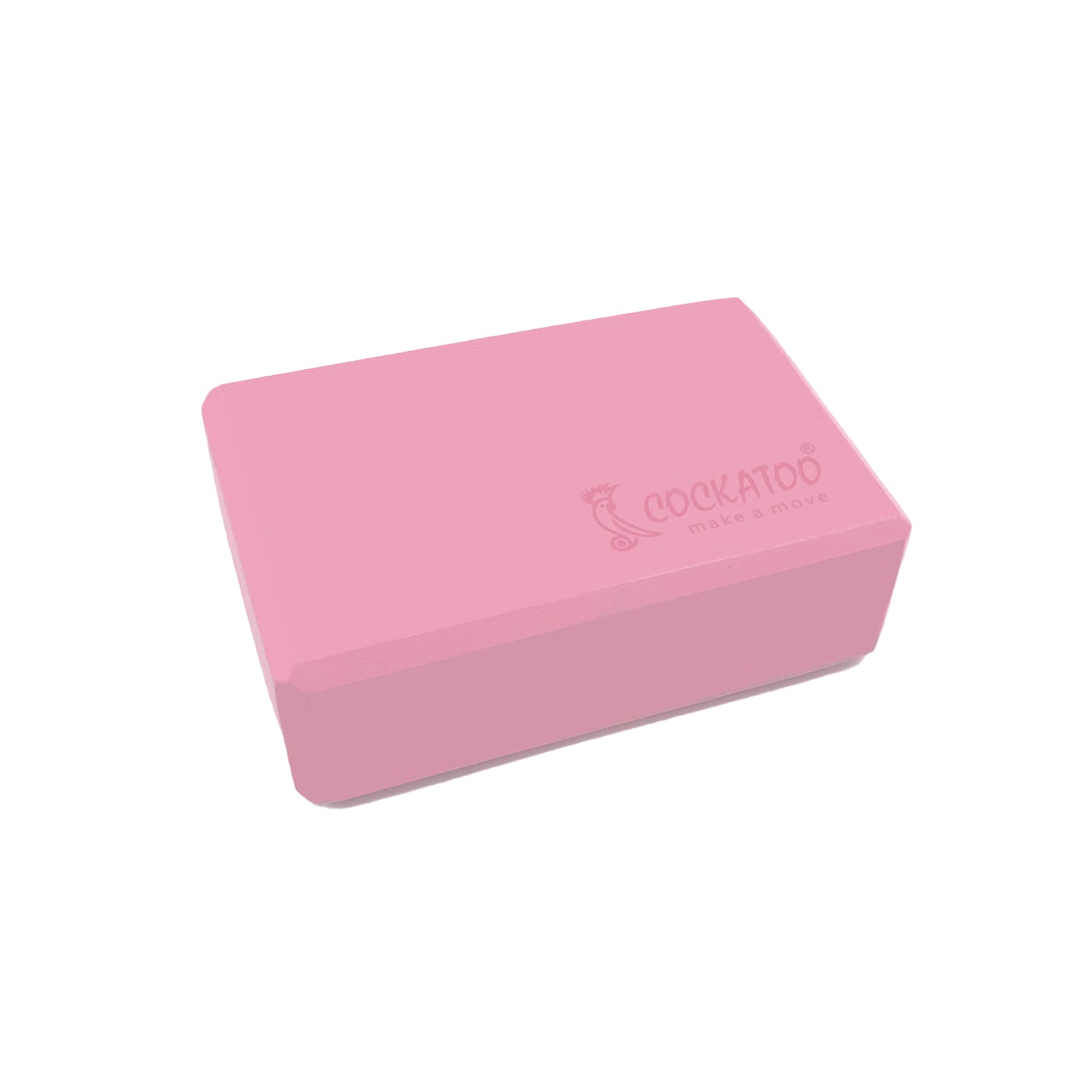 Cockatoo Yoga Block - Supportive Latex-Free EVA Foam Soft Non-Slip Sur