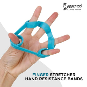 Cockatoo Five Finger Strengthener - Set of 3 (Light, Medium, Hard) - detail shot