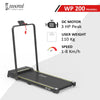 Cockatoo WP-200 1.5HP - 3HP Peak Motorized Treadmill, Walking Pad for Home, Foldable Treadmill, Max Speed- 8 Km/Hr, Max Weight 110 Kg(Free Installation Assistance, 1 Year Warranty)
