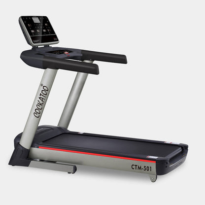 Commercial Motorised treadmill CTM 501 | 6 HP AC continuous (12 HP Peak) motor | Speed 0.5~22 kmph