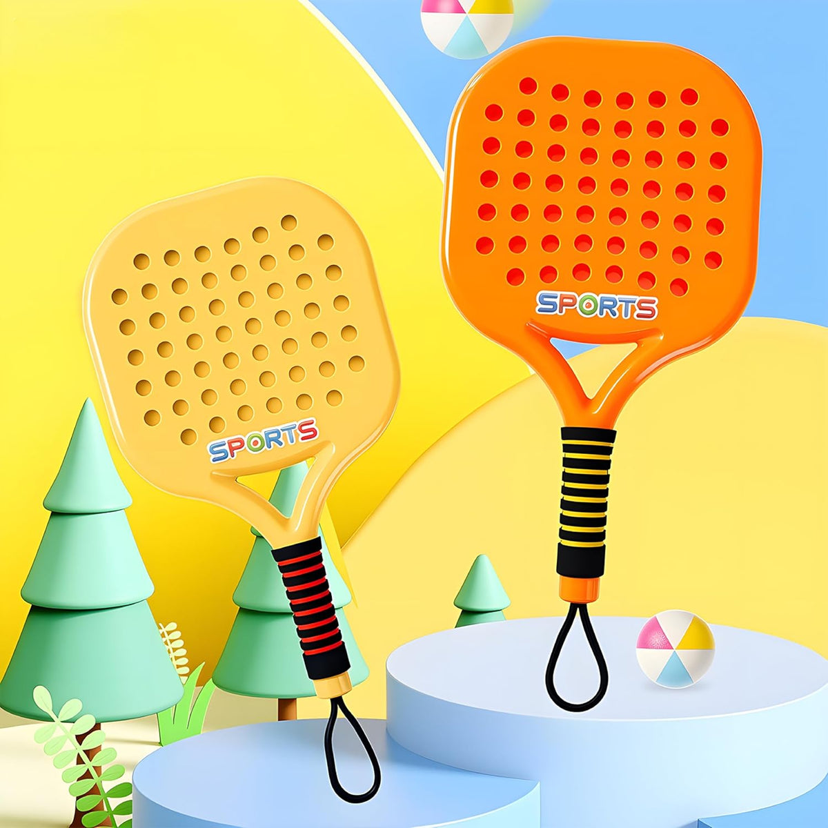 Cockatoo Kids Tennis/Pickle Set ABS Racket Set With 2 Balls